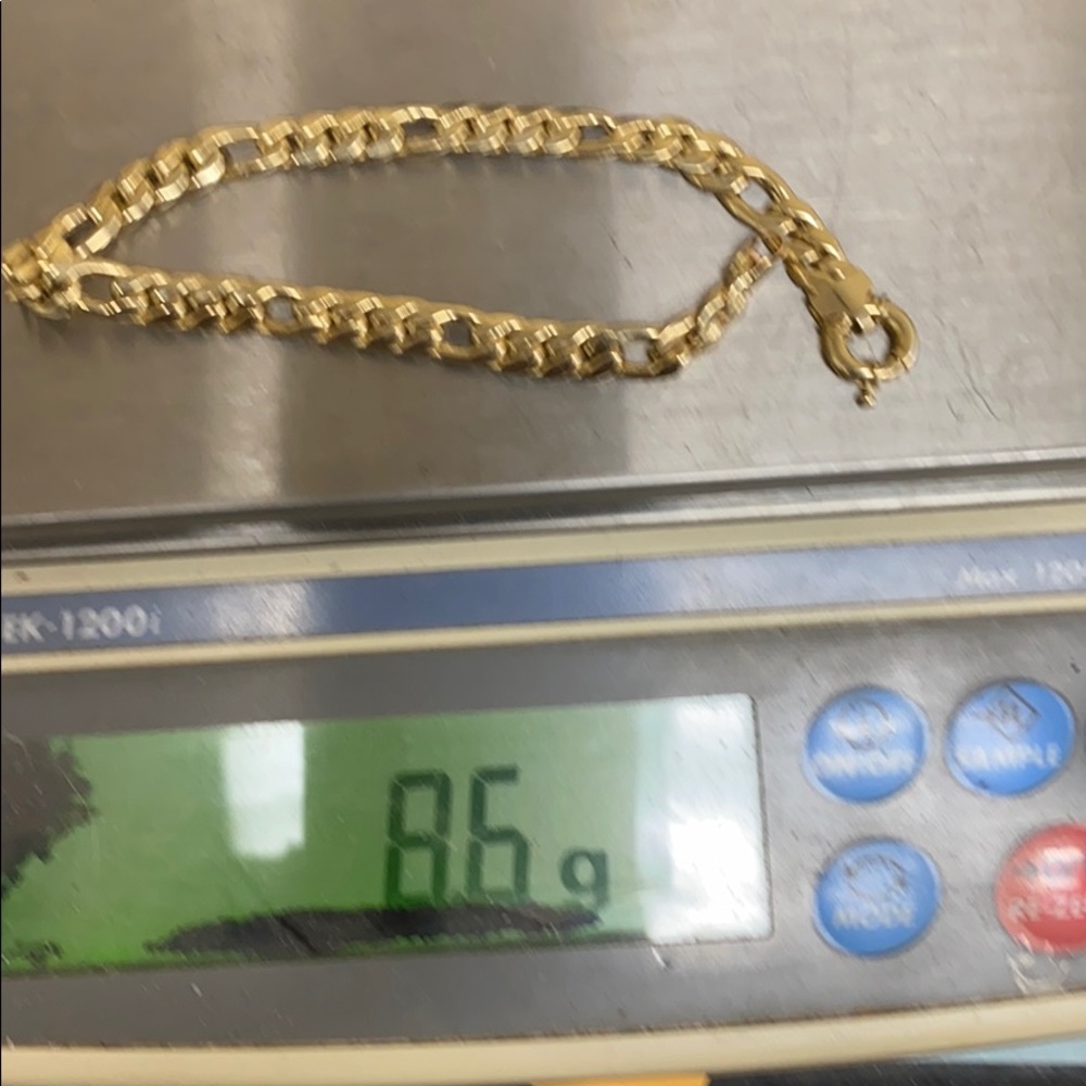 NEW 14K Gold Chain Bracelet - Picture 8 of 8